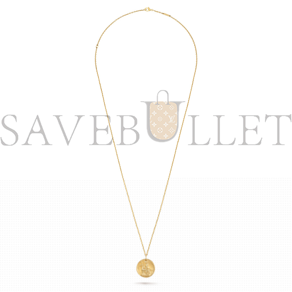 V*N CL*F arpels zodiaque medal virginis (virgo) - yellow gold  vcarp7st00